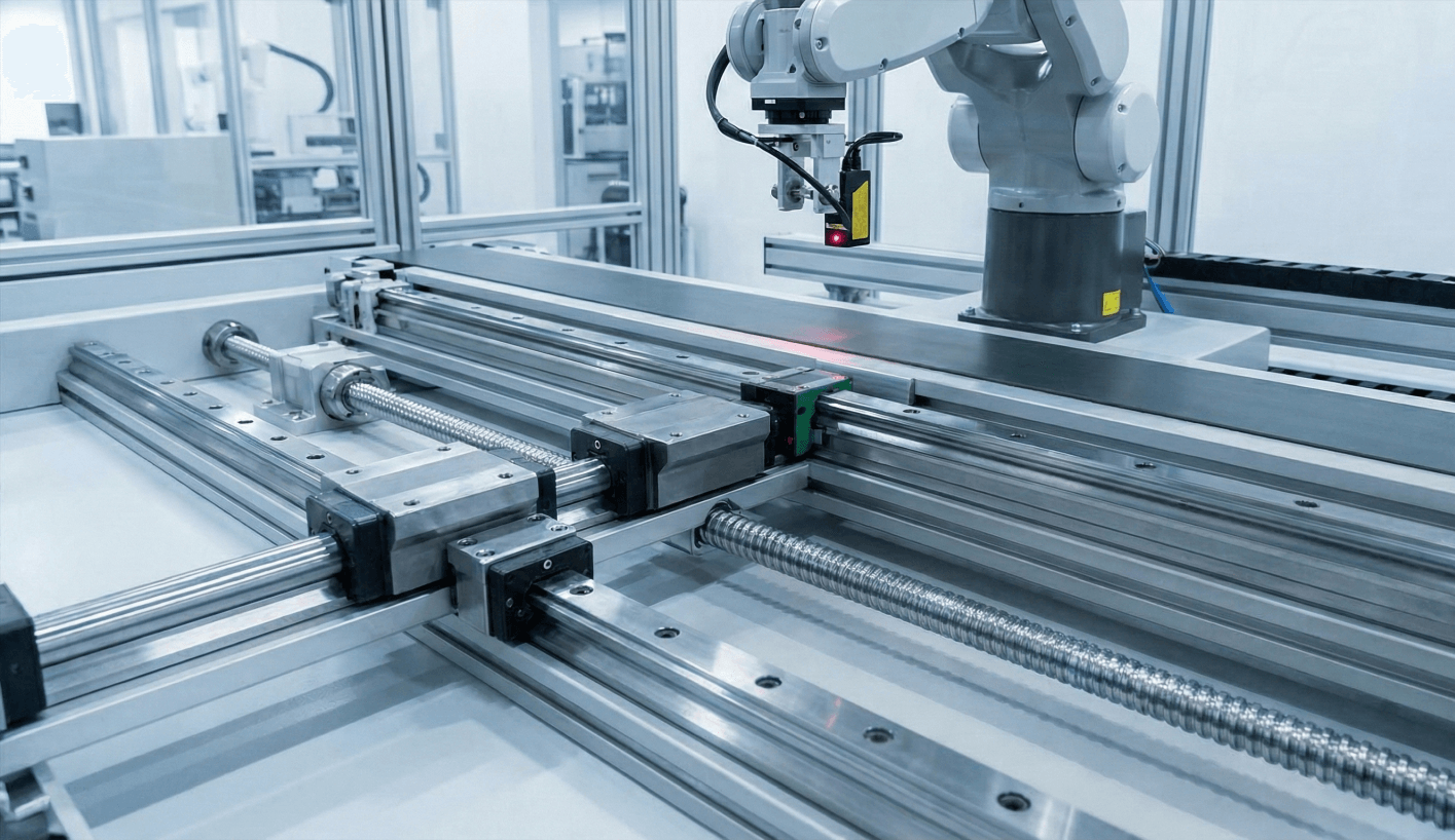 Linear Guideways & Ball Screws for Smooth Motion