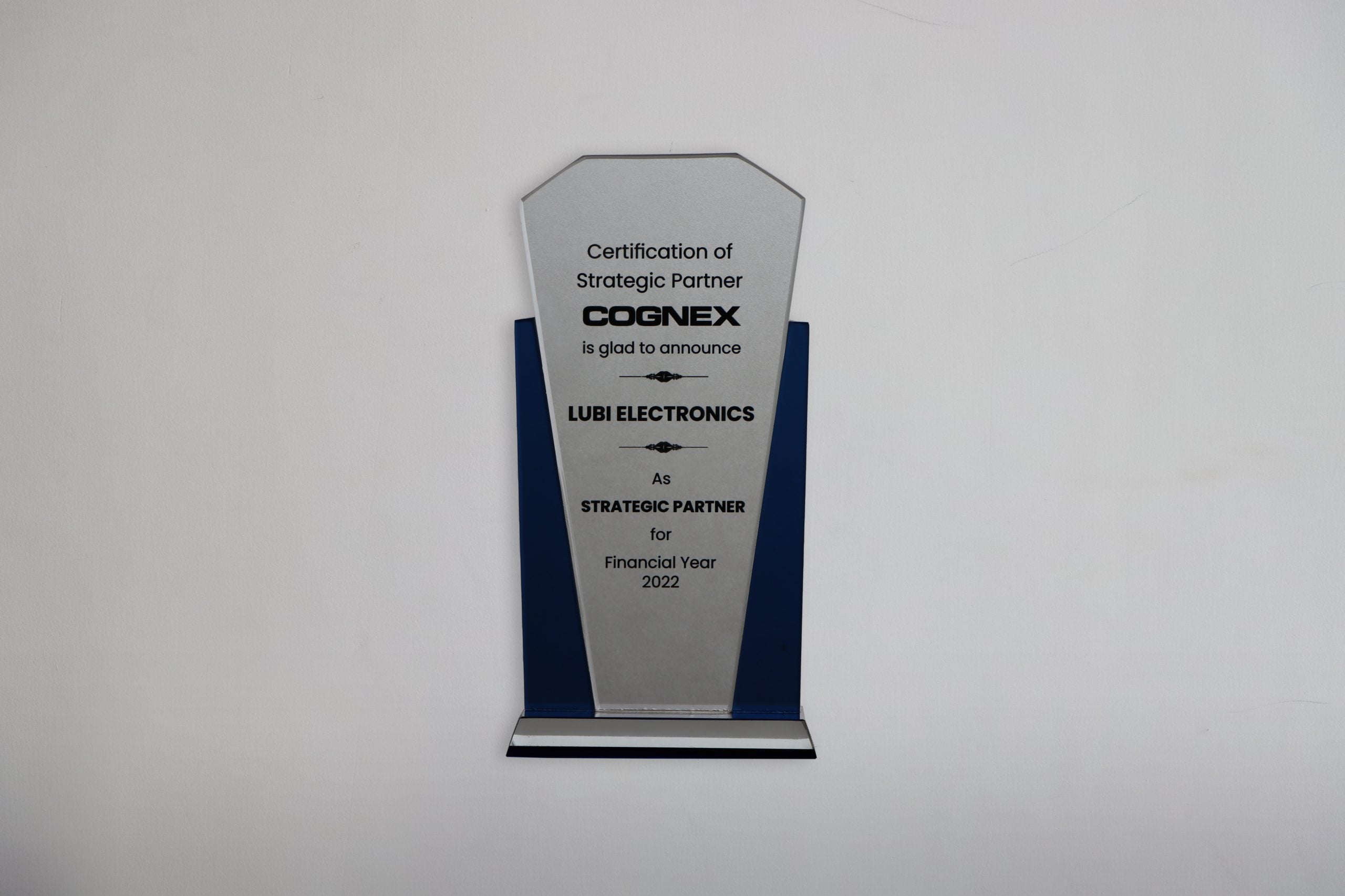 Strategic Partner Award from Cognex