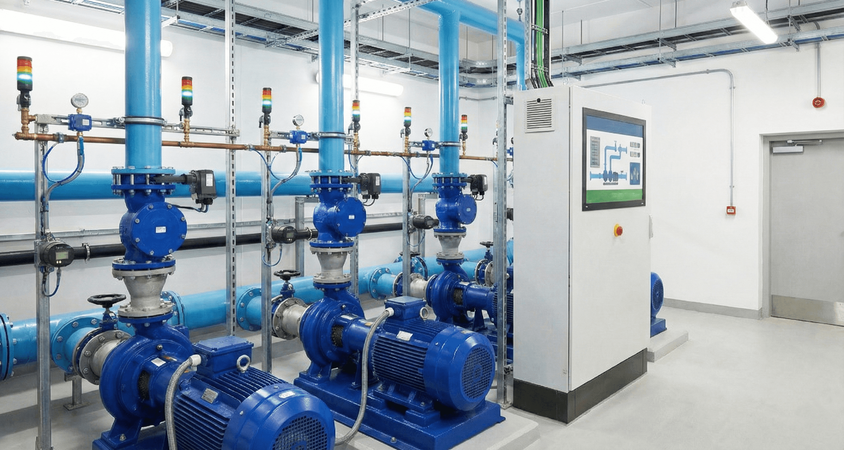 Smart Pump Control for Reliable Water Flow